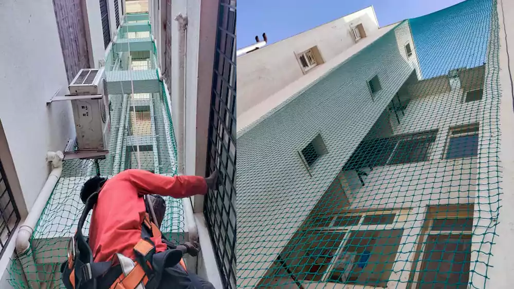 Duct Area Safety Nets